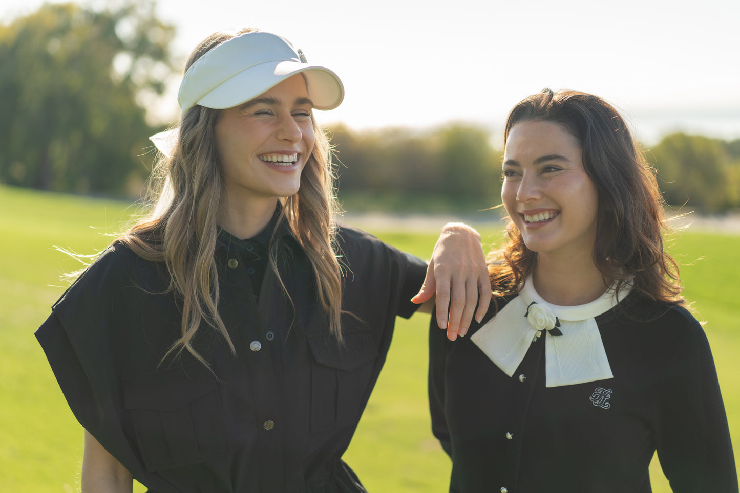 25SS レースリボンノースリーブニット