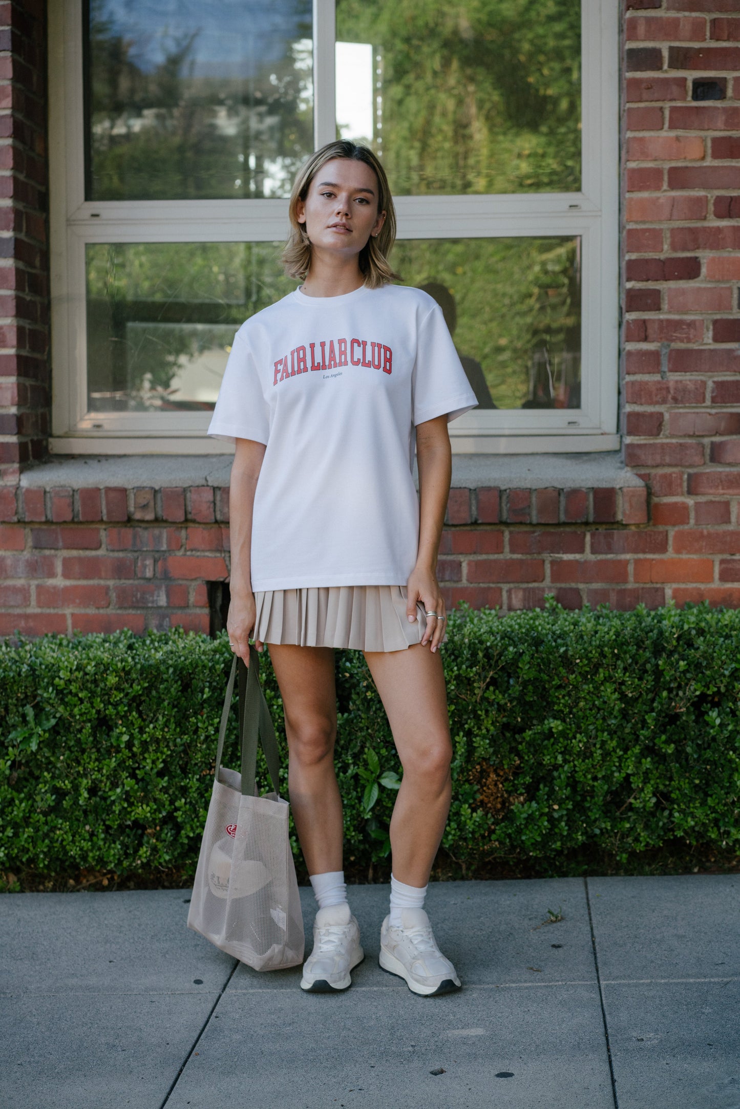 FLC F.L Club アイビーTシャツ (ホワイト)