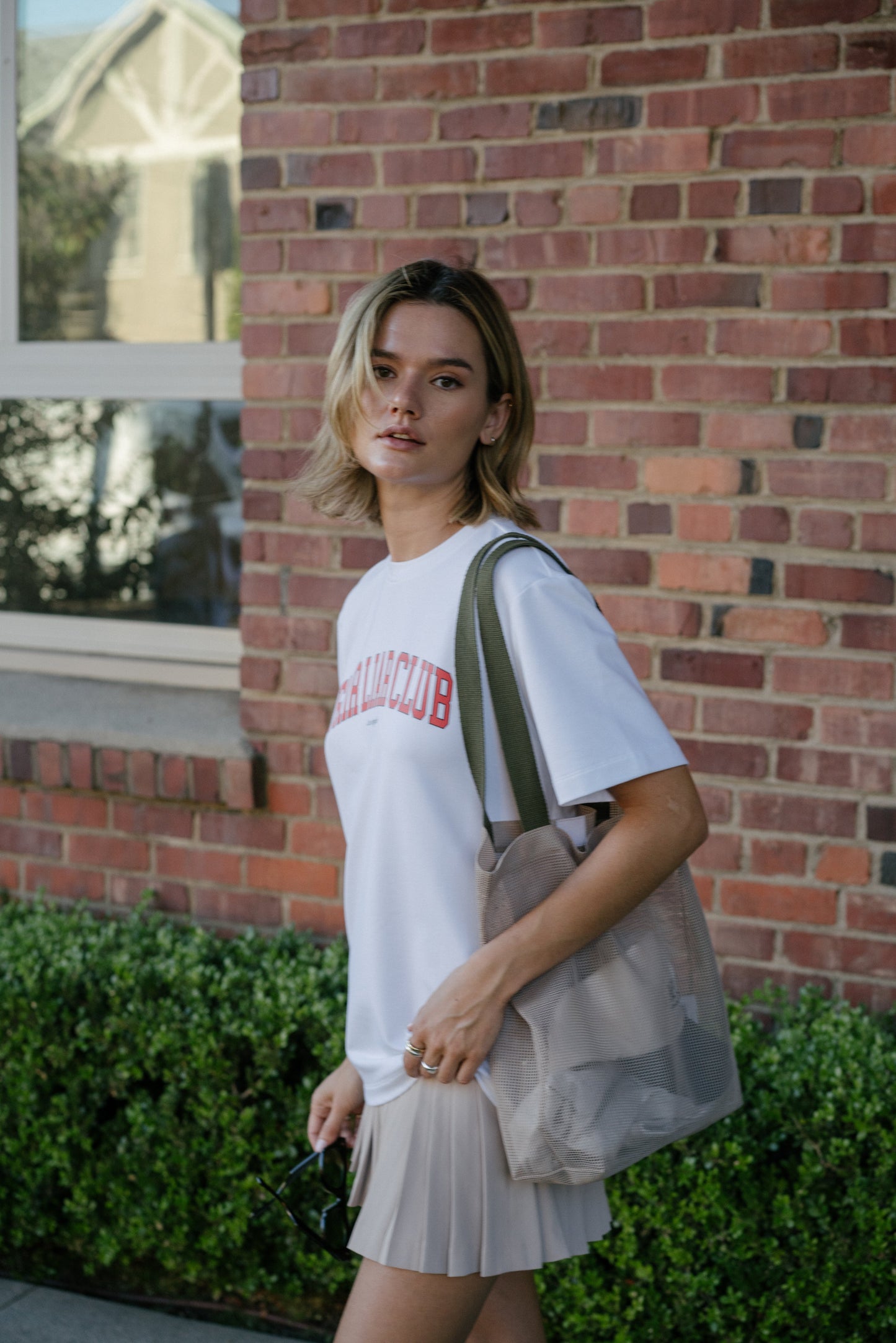 FLC F.L Club アイビーTシャツ (ホワイト)