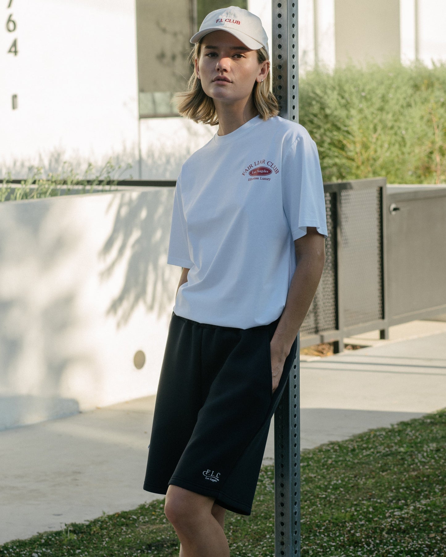 FLC ロサンゼルスTシャツ (ホワイト)