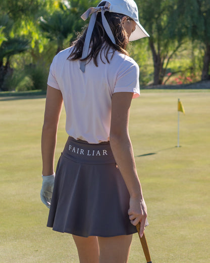 25SS ハイウエスト ジャージー フレアスカート