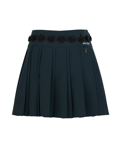 ベルトセットプリーツスカート