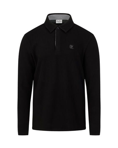 メンズ千鳥格子ポイントTシャツ