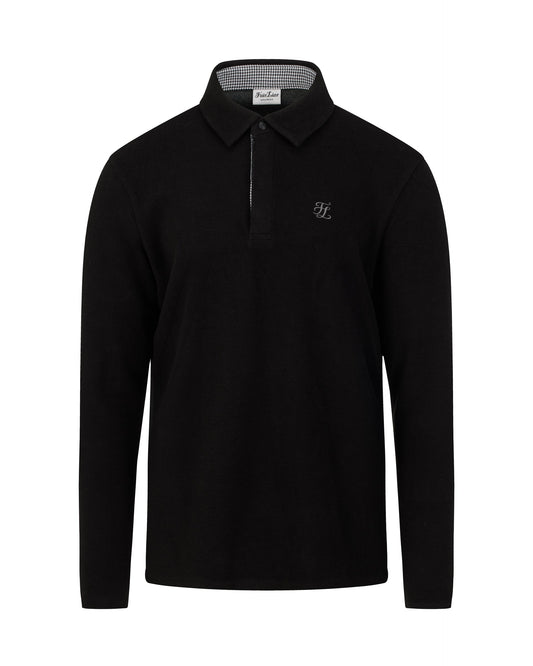 メンズ千鳥格子ポイントTシャツ