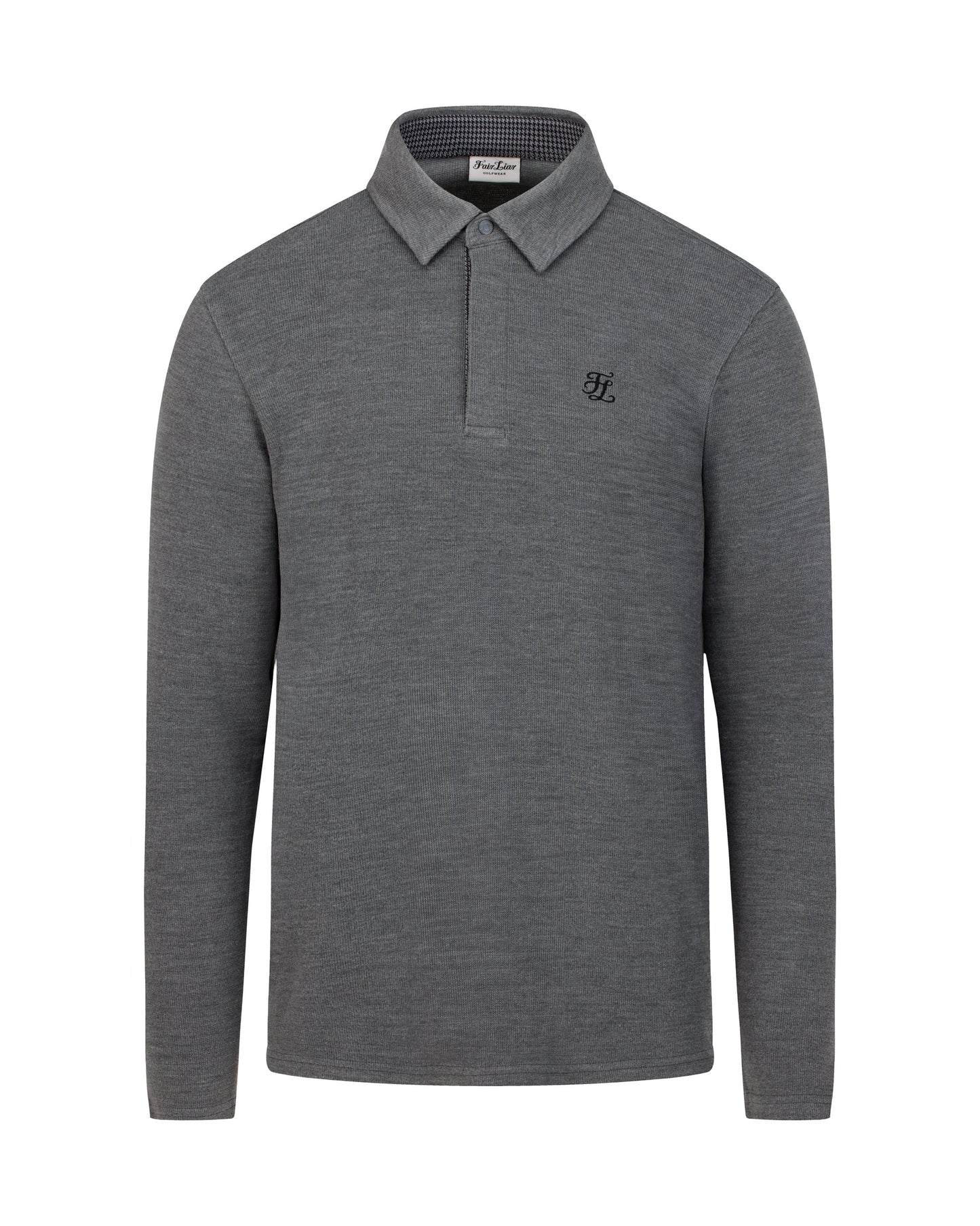 メンズ千鳥格子ポイントTシャツ