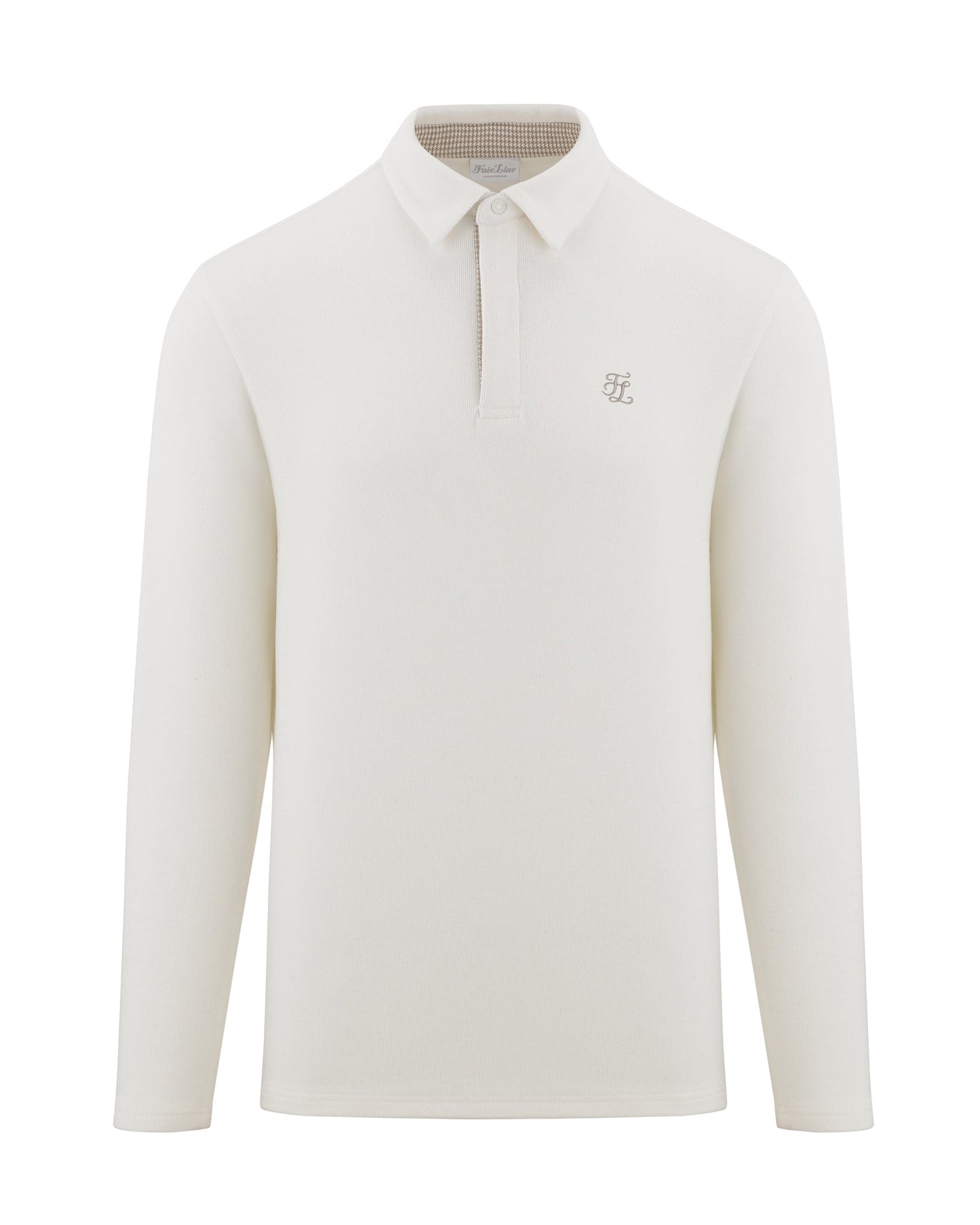 メンズ千鳥格子ポイントTシャツ