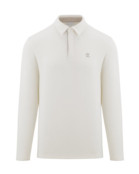 メンズ千鳥格子ポイントTシャツ