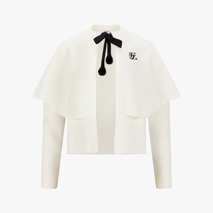 ケープカーディガン