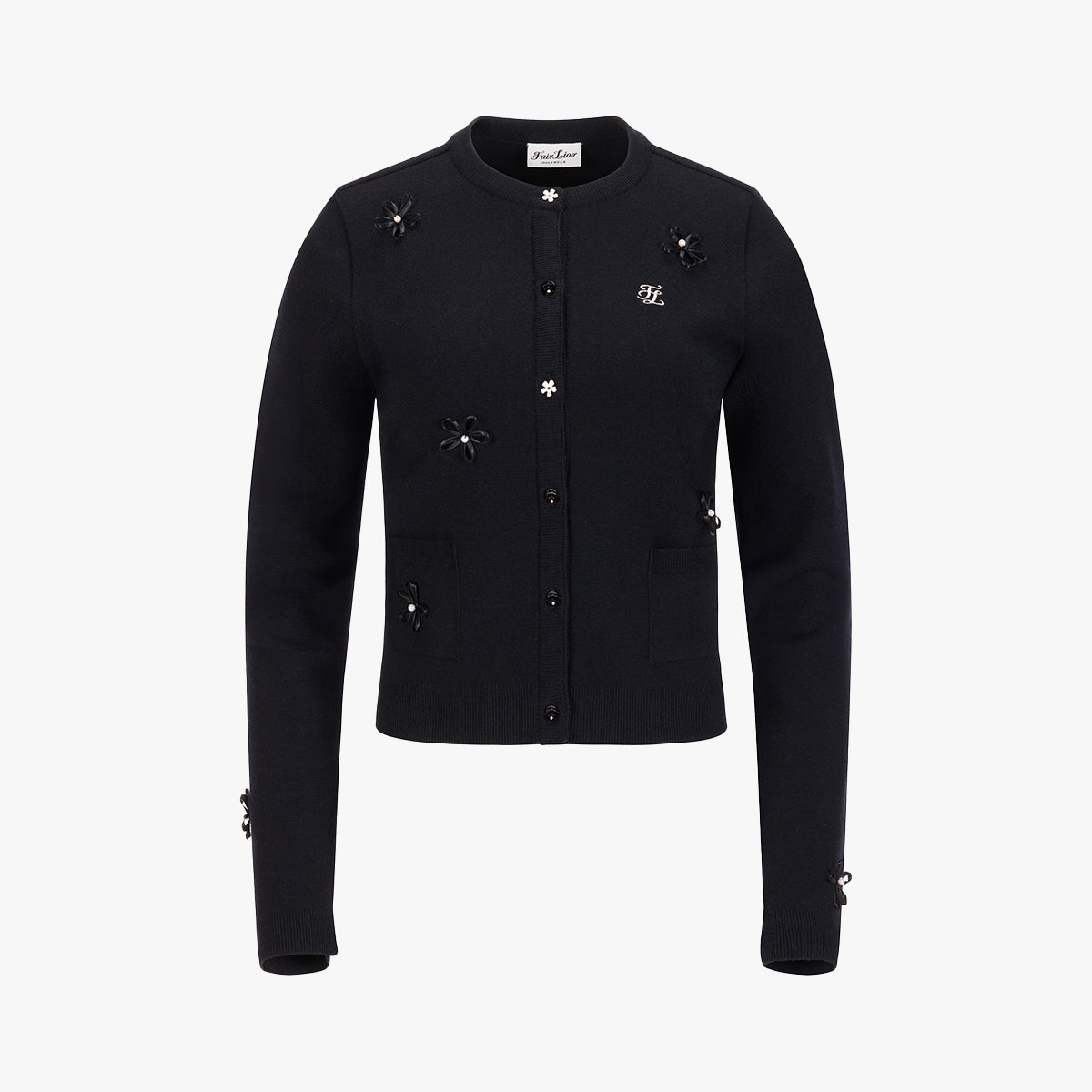 【RE-ORDER】フラワーカーディガン