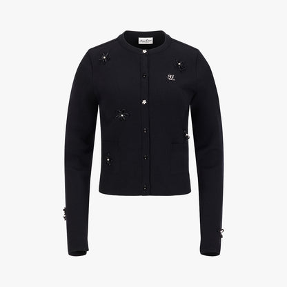 【RE-ORDER】フラワーカーディガン