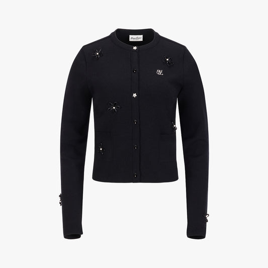 【RE-ORDER】フラワーカーディガン