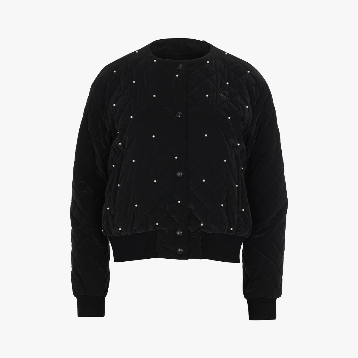 【RE-ORDER】パールキルティングジャンパー