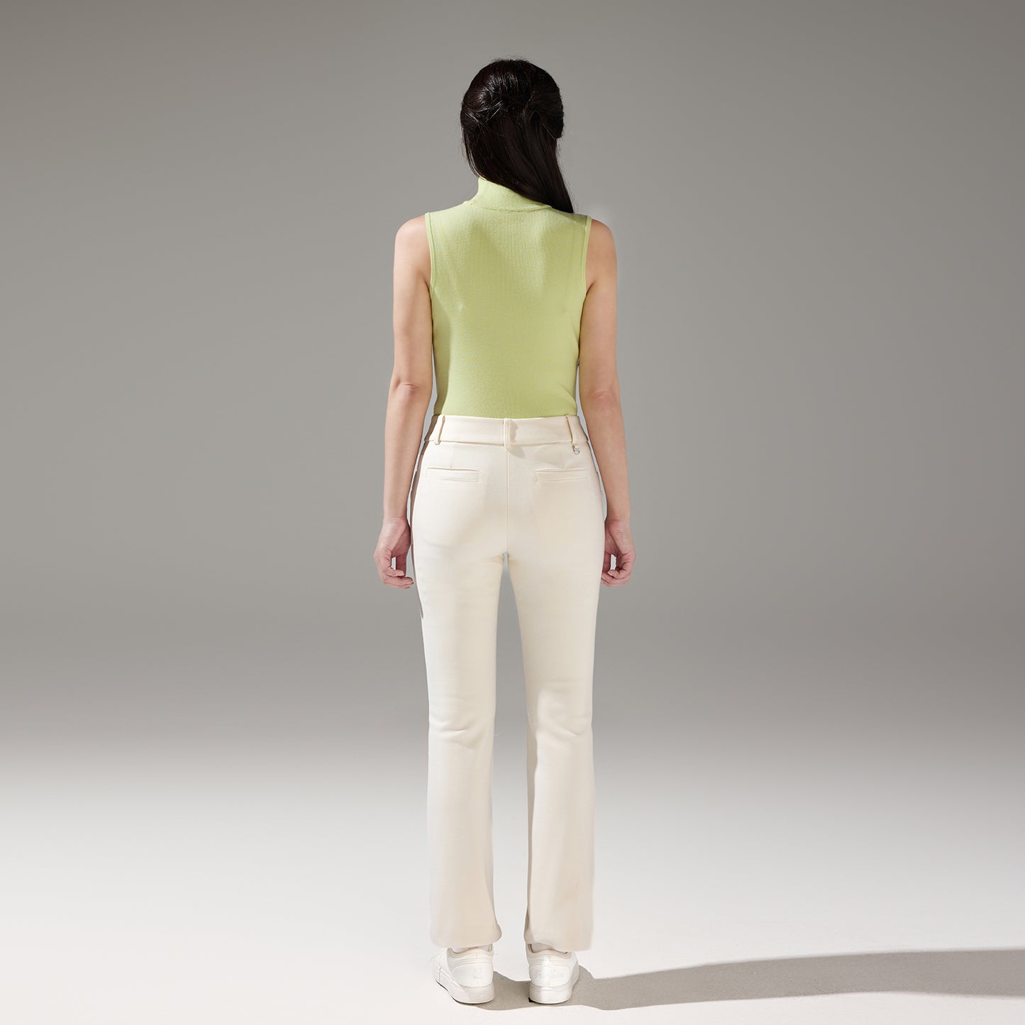 リボンポケットブーツカットパンツ