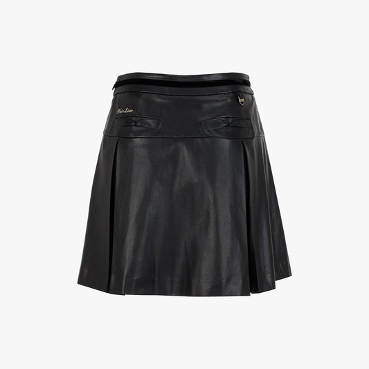 【RE-ORDER】レザーリボンスカート