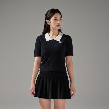 フラッフィークロップドニット