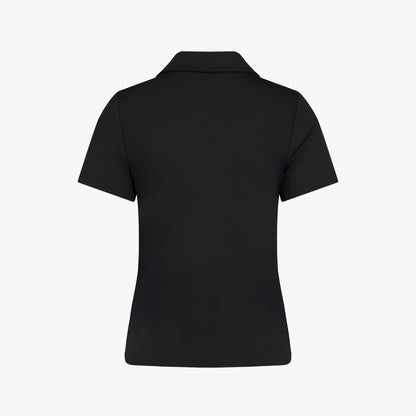 スリムフィットジップTシャツ
