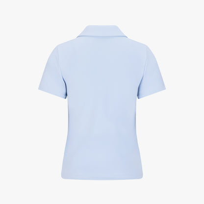 スリムフィットジップTシャツ