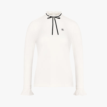 ラッフルリボンTシャツ