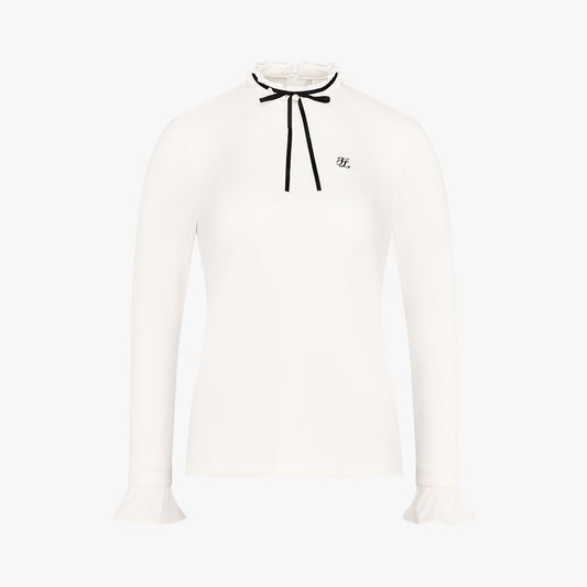 ラッフルリボンTシャツ