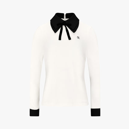 ベルベットリボンTシャツ