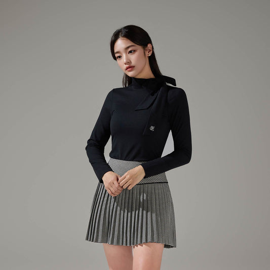 タイリボンタートルネックTシャツ