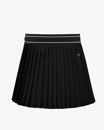 ベルトセットハイウエストプリーツスカート
