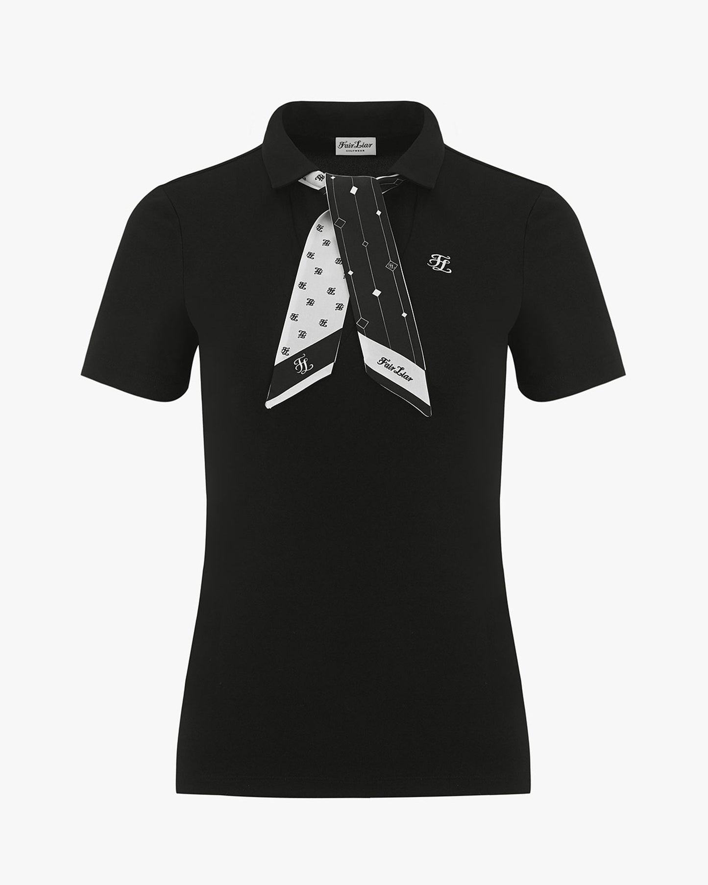 VネックスカーフセットTシャツ