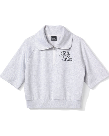 FLC ハーフジッププルオーバー (グレー)