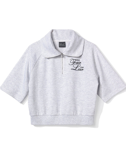 FLC ハーフジッププルオーバー (グレー)