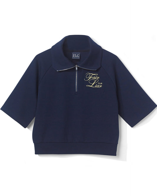 FLC ハーフジッププルオーバー (ネイビー)