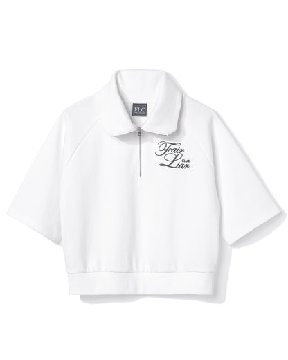 FLC ハーフジッププルオーバー (ホワイト)