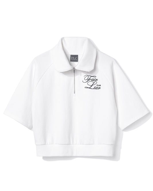 FLC ハーフジッププルオーバー (ホワイト)