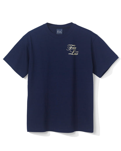 FLC オーバーサイズスターTシャツ (ネイビー)