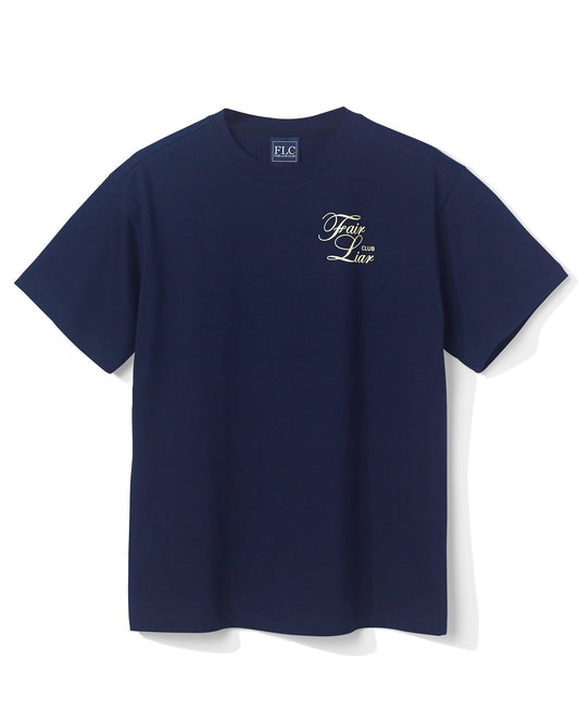 FLC オーバーサイズスターTシャツ (ネイビー)