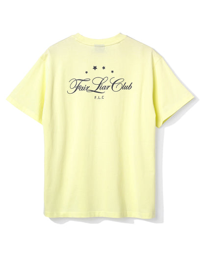 FLC オーバーサイズスターTシャツ (イエロー)