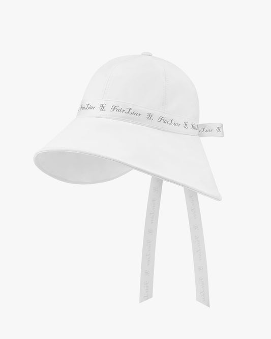 25SS ロゴテープワイドバケットハット