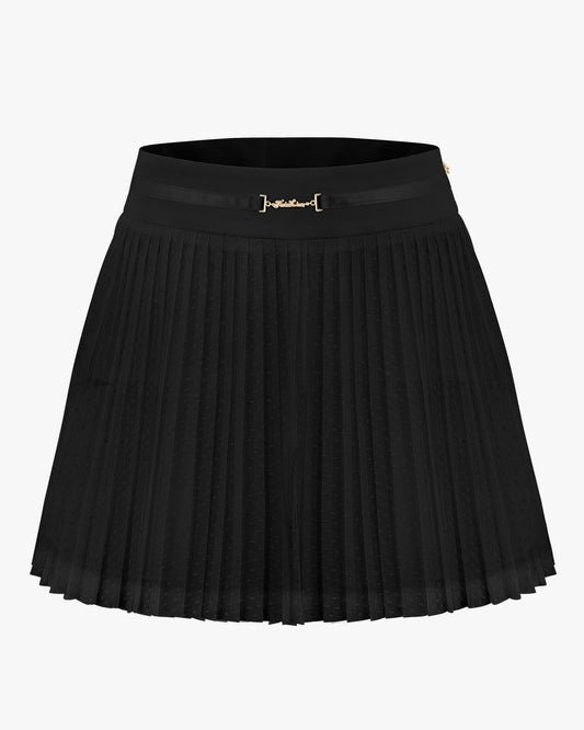 ドットシャプリーツスカート