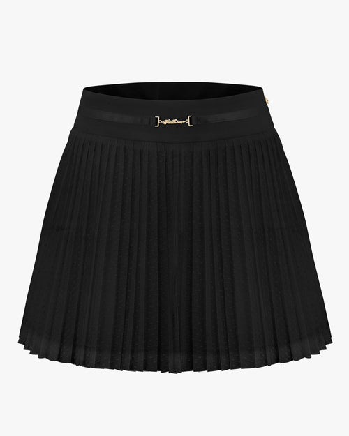 ドットシャプリーツスカート