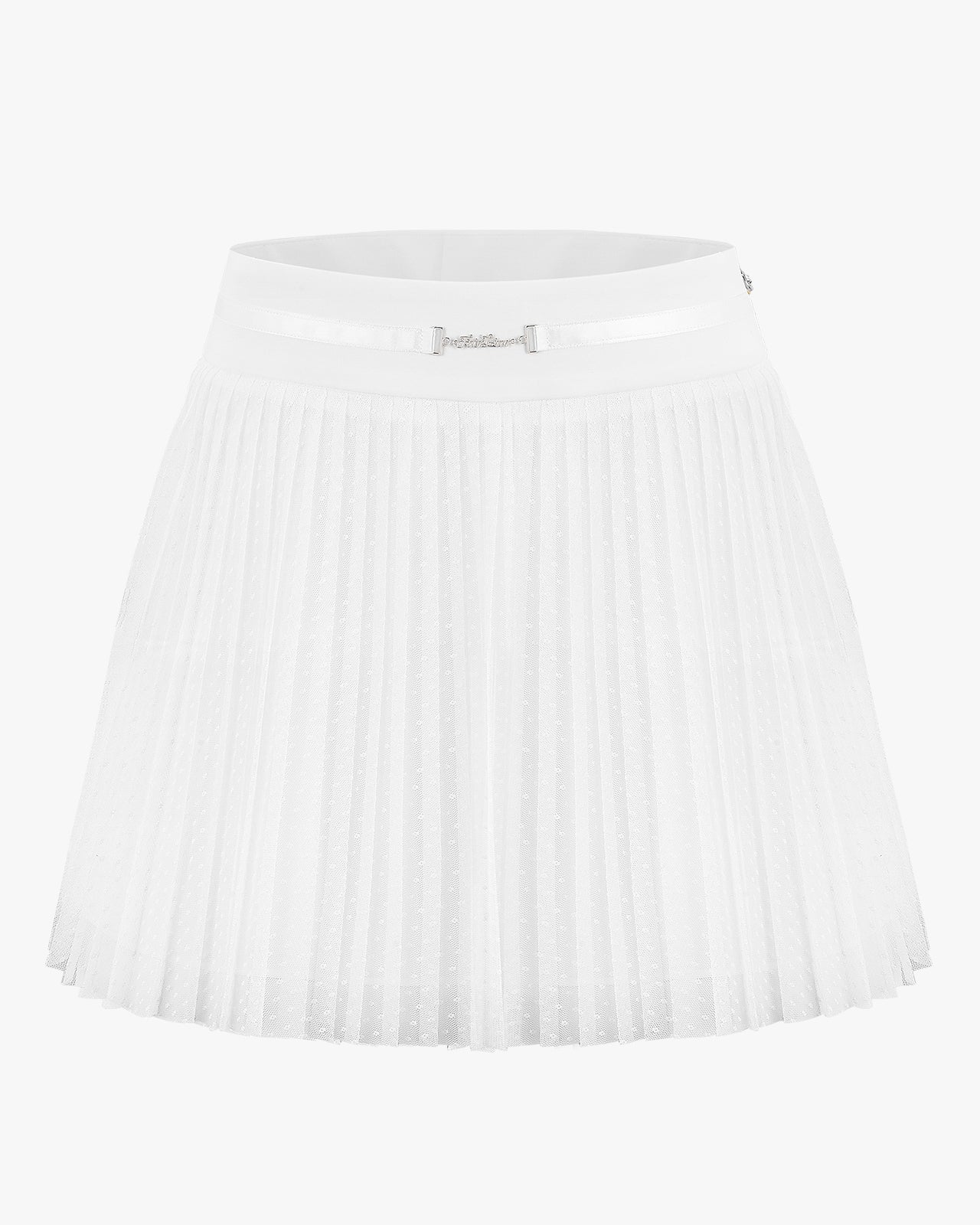 ドットシャプリーツスカート