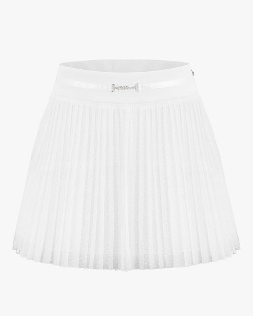 ドットシャプリーツスカート