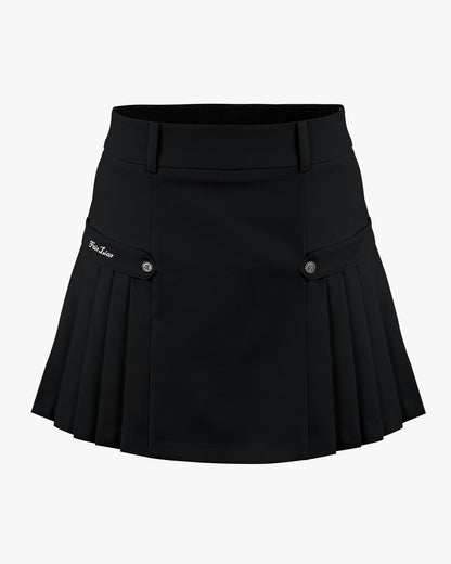 ハイウエストサイドプリーツスカート