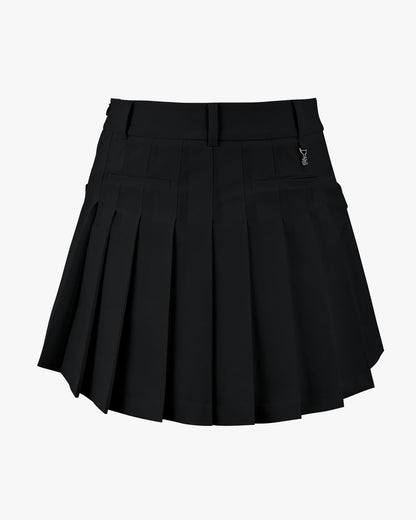 ハイウエストサイドプリーツスカート
