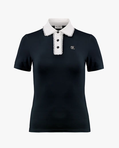 【RE-ORDER】レースポイントカラ―Tシャツ