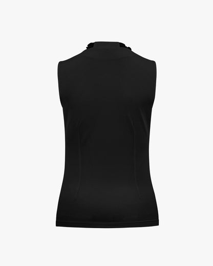 オーガンザリボン スリーブレスTシャツ