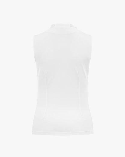 オーガンザリボン スリーブレスTシャツ