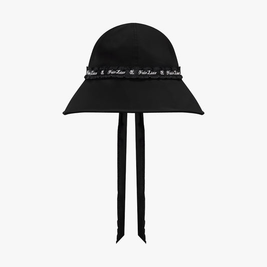 【RE-ORDER】フリルロゴテープ付きハット