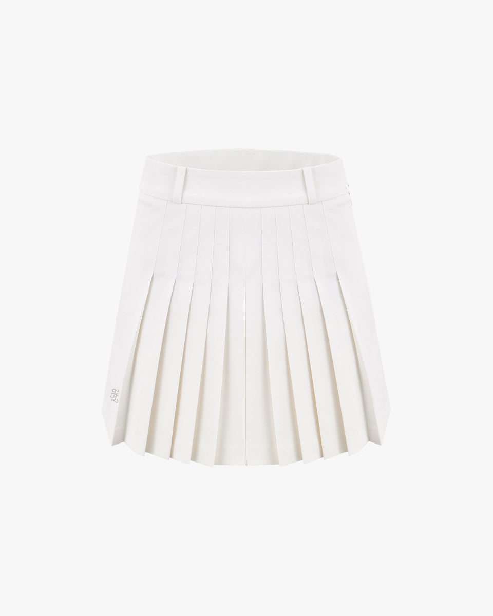 【RE-ORDER】ポイントスナッププリーツスカート