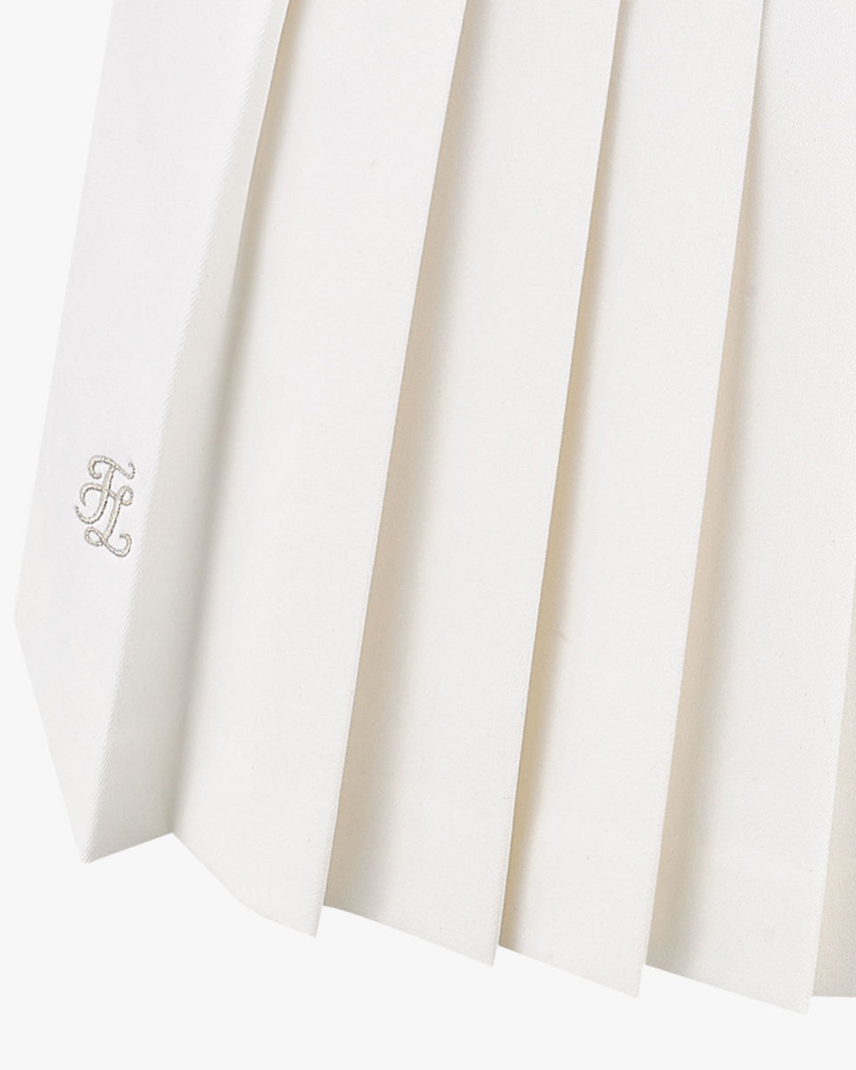 【RE-ORDER】ポイントスナッププリーツスカート