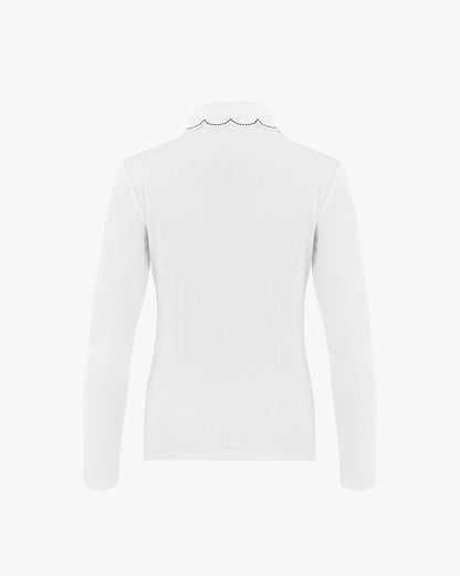 ウェーブカラーTシャツ