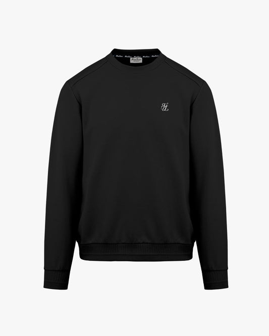 メンズ ウーヴンパッチスウェットシャツ